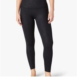 NWT BEYOND YOGA CROC PRINT MIDI LEGGINGS